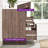 48" Farmhouse Single Sink Bathroom Vanity, Brown-563594276-559235708