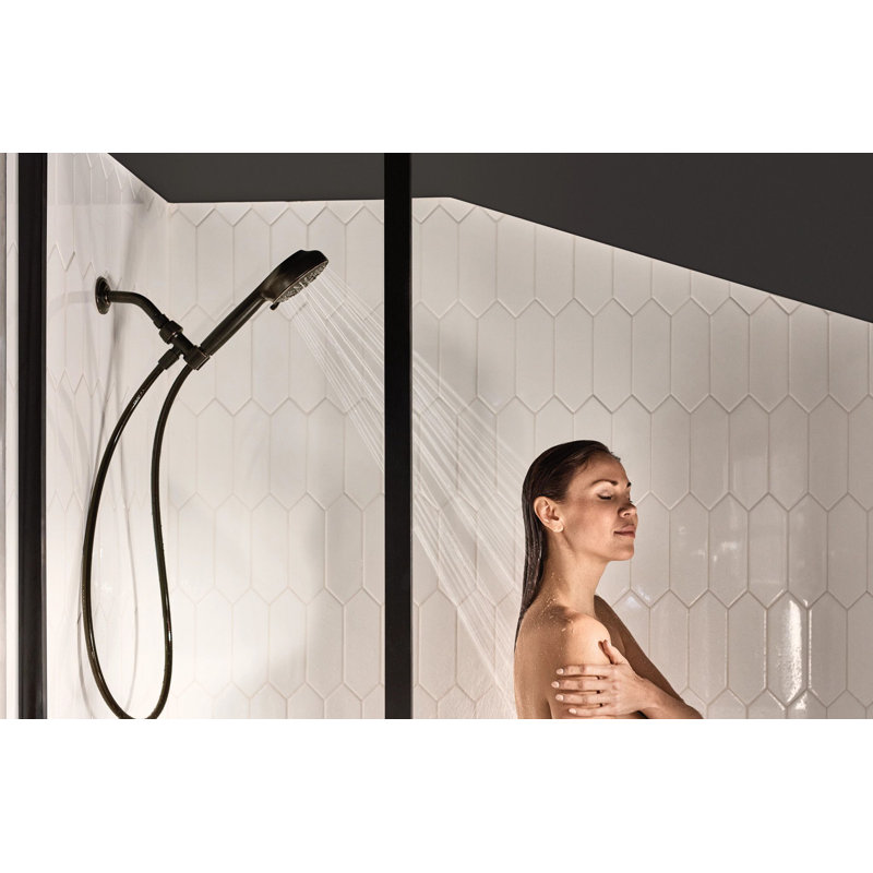Hydro Energetix Eight-Function Handheld Shower, Mediterranean Bronze