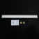 39.37" Modern Minimalist White Rectangular LED Ceiling Light Fixture