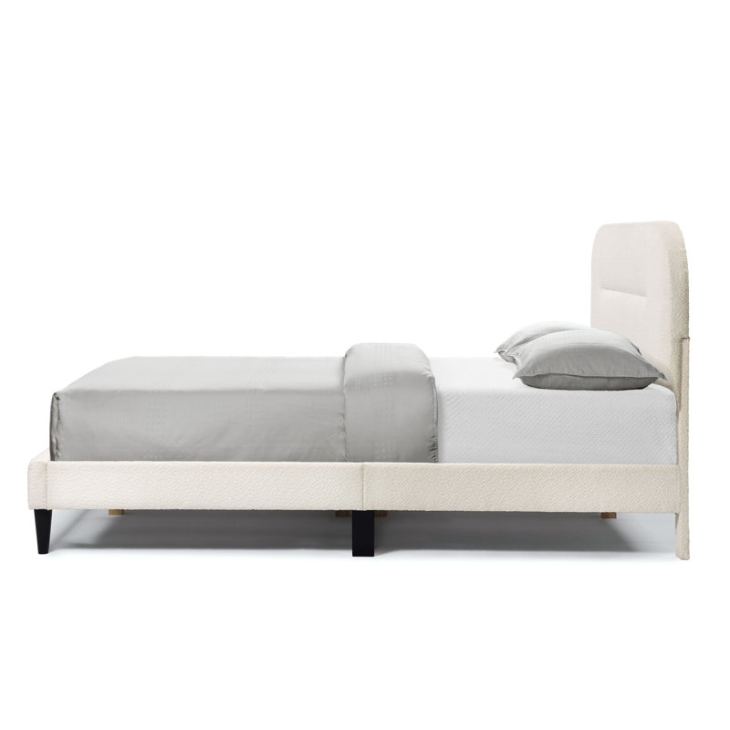 Lit plateforme tapissier Anij