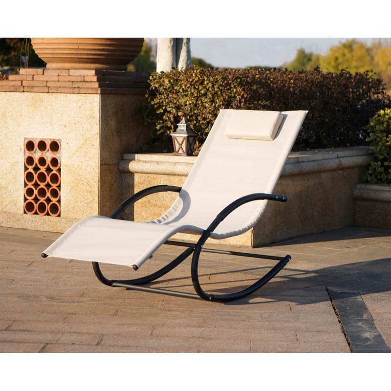 Méridienne simple de 68,5 po Alyce, Beige