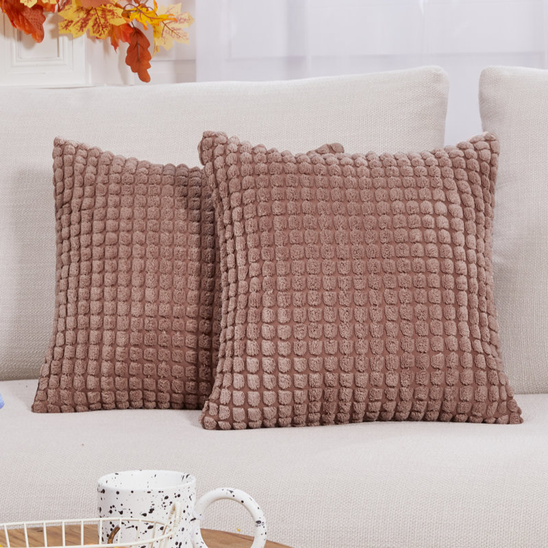 Reversible, Brown, 16" H x 16" W