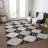 Machine Washable Indoor/Outdoor Christain ACN1443 Black Rug-109532974