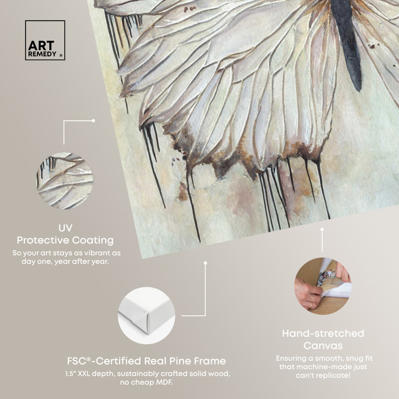 «Neutral Beauty Chic Farmhouse Wall Art» par Art Remedy, Toile tendue, H 20 po x l 20 po