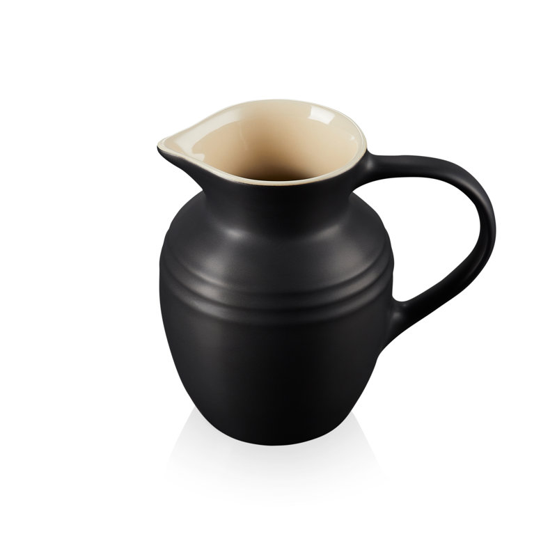 Le Creuset Stoneware Breakfast Jug, Satin Black