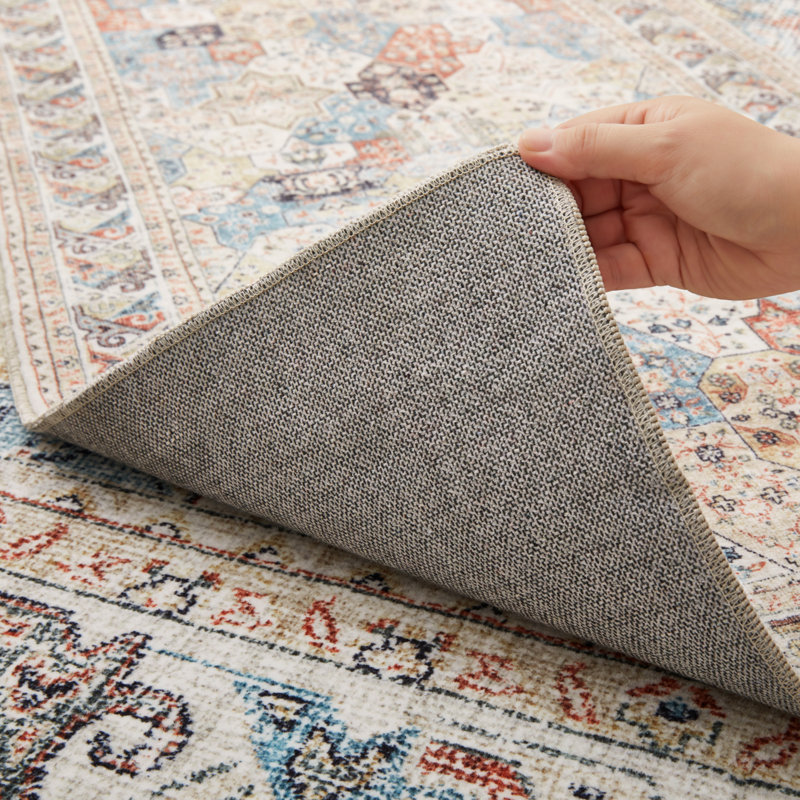 Antique Coastal Cashmere Shag Area Rug, Rectangle 120 x 170 cm