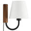 Sunlit Swivel Wall Sconce In Walnut Black-101991441