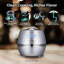 Cuiseur à riz à haute pression 10 tasses non cuit / 20 tasses avec technologie de chauffage par induction CUCKoo, grande machine à riz avec 17 options de menu et plaque à vapeur, guide audio, argent (CRP-CHSS1009FN)