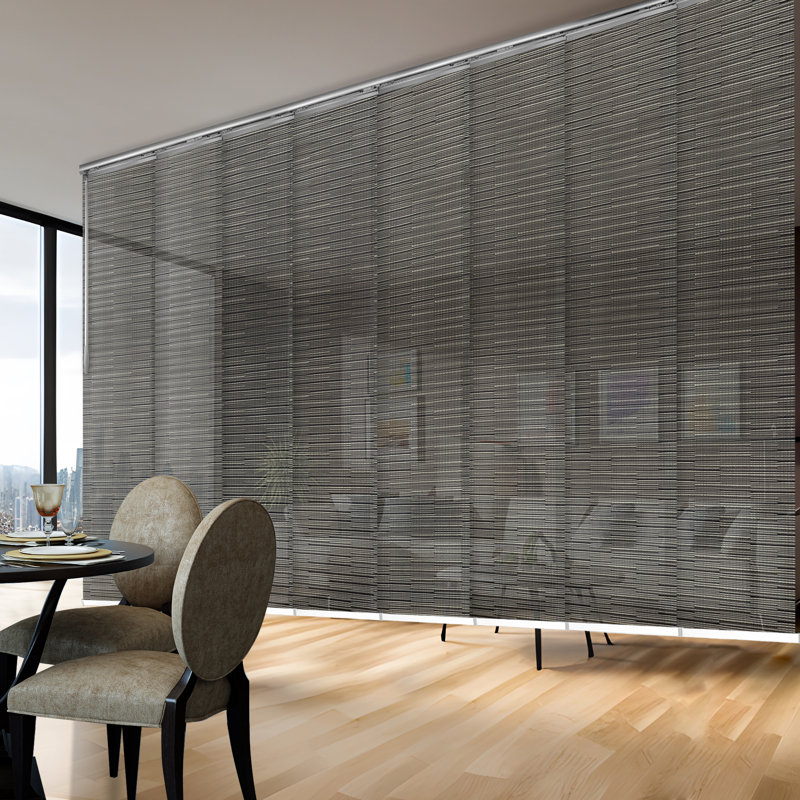 Rail extensible 8 panneaux Dusky Filigiree, Blanc, L 116 po x L 175 po