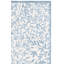 Tapis bleu / ivoire en laine / coton touffeté à la main Iqarar-1062064669