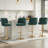 Upholstered Adjustable Height Counter Stool-907616369