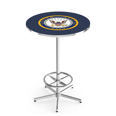 Round Metal Base Dining Table