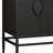 31.50" Modern 2 Door Wooden Storage Cabinet Accent Cabinet With Metal Leg Featuring Two-Tier Storage, For Living Room, Entryway And Dining Room, Painted In Black