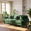 Canapé 3 places en tissu bouclé Urban Arm l 109,4 po x P 35,8 po x H 35 po-129381676-129381677