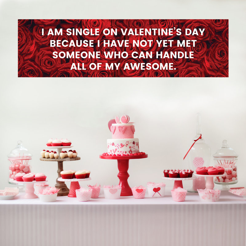 Bannières / enseignes de la Saint-Valentin