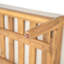 Chaise longue d'extérieur en bois d'acacia Terassi, ensemble de 2