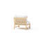 Chaise de patio Paulet avec coussins Sunbrella-458420206