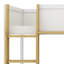 Lit superposé avec bureau, armoire de rangement et ports USB, lit superposé peu encombrant avec échelle et garde-corps