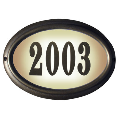 Edgewood Oval Wall Plaque