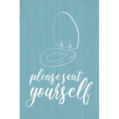 Bathroom Suggestions II by Grace Popp - Wrapped Canvas Typography
