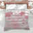 Motif floral rose