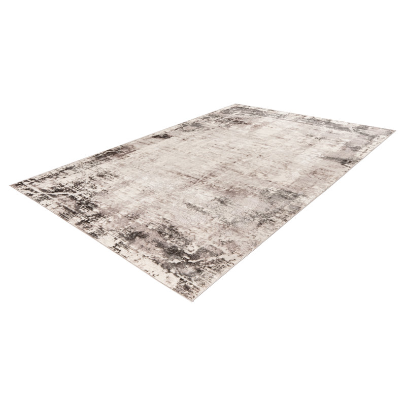 Addrianna Rectangle Dhurrie, Grey/Brown/Blue, Rectangular 200 x 290cm