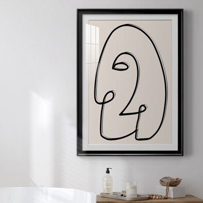 Face It II, reproduction encadrée de qualité supérieure - prête à être accrochée