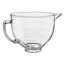 Bol en verre à tête inclinable de 5 pintes KitchenAid® avec marques de mesure et couvercle