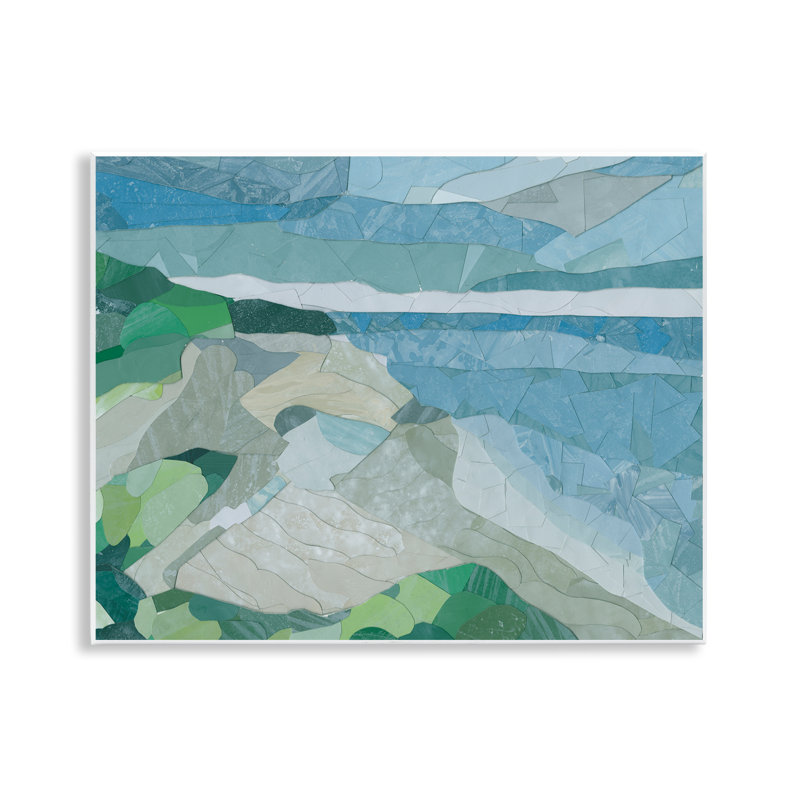 Art mural, "Ocean Overpoint Abstraction" par Coco Good