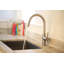 East Linear Single Handle Pull Down Kitchen Faucet-654333714