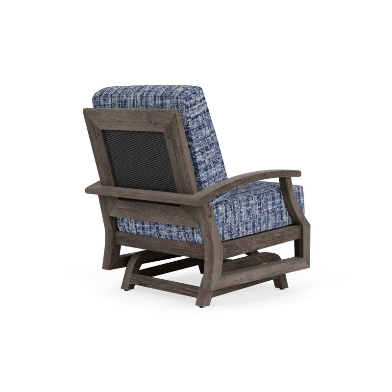Frontier Outdoor Rocker Chair, Visions Cobalt, Charcoal