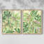 Impression encadrée Expressive Palms I-Premium - prête à être accrochée - aucun clou requis - aucun clou requis-802961487-802961483