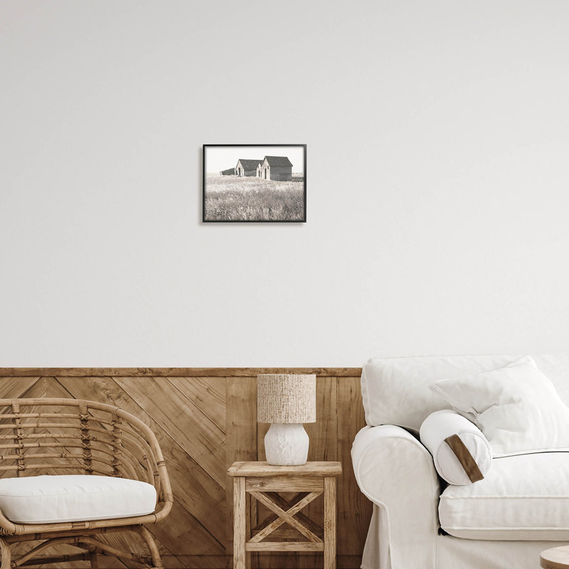 Art de giclée champêtre, Giclée encadrée noir minuit, H 11 po x l 14 po x P 1,5 po