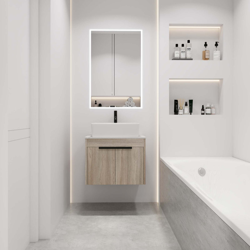 Ensemble de meuble-lavabo mural