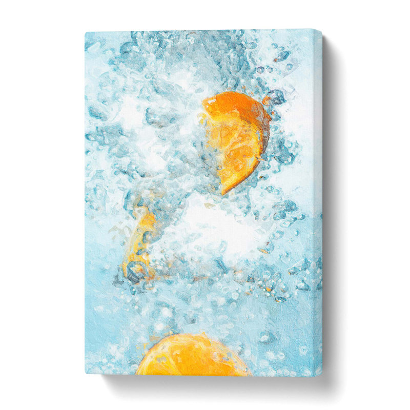 Orange In The Water - Wrapped Canvas Painting, 50.8 cm H x 35.6 cm W