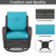 Fauteuils d'appoint en rotin avec coussins Bonia-39751558-39751553