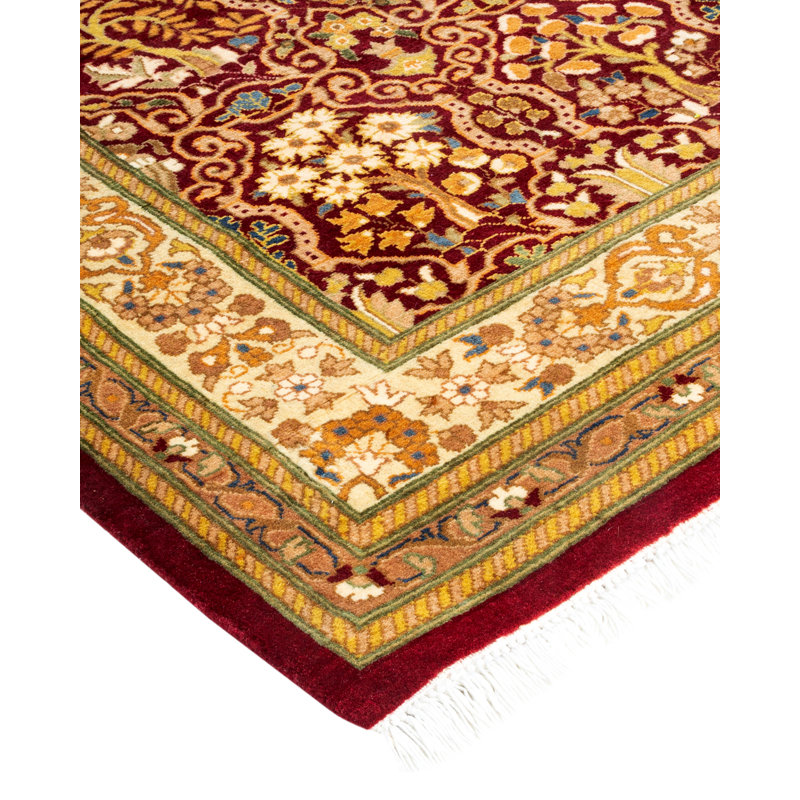Classic One-of-a-Kind 2' 7" X 12' 7" Hand Knotted Area Rug
