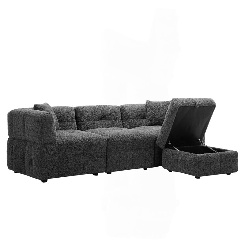 Canapé modulaire 87,7 po Cozy Teddy