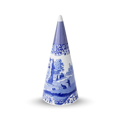 Spode Blue Italian Topiary 13"