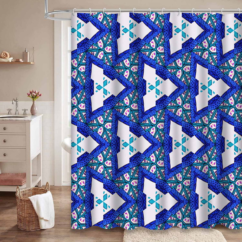 Rideau de douche transparent transparent, rideaux de douche pour la salle de bain avec 12 crochets, 72" L x 78" W