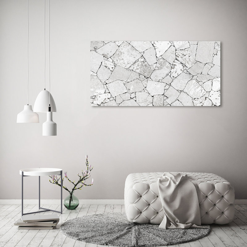 A Stone Wall - Wrapped Canvas Print