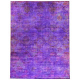 Purple Alchemy Contemporary Silk Rug - 8'10"" x 11'10""