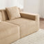 Canapé modulaire modulaire en forme de U sans siège à 4 places, canapé modulaire Cloud avec assise profonde, canapé modulaire moderne à 4 places avec coussins décoratifs et 2 repose-pieds amovibles, tissu en velours côtelé-441401832