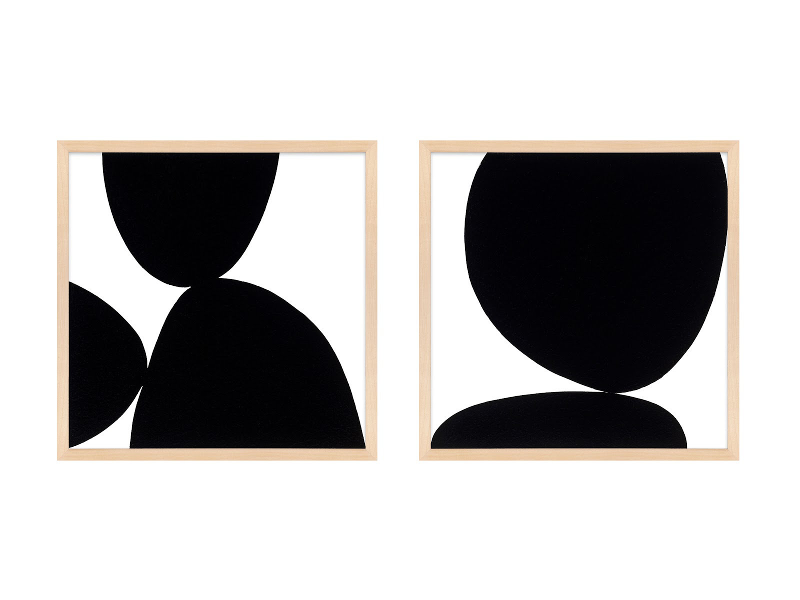 Black Ink by Lee Lessem, 16" H x 16" W x 1.25" D, Maple Framed