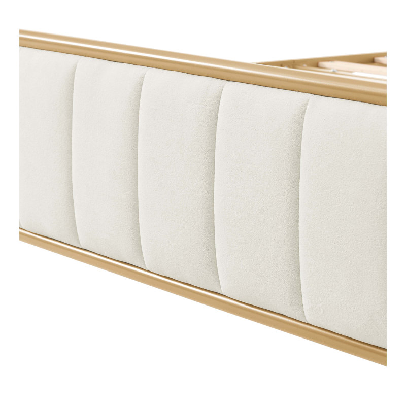 Base de lit tapissier Ashley