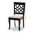 17.9'' H Upholstered Oak Side Chair-688858432