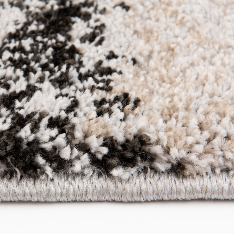 Tapis gris Orren Ellis Textures Limarnza (7 pi 10 po x 9 pi 10 po)