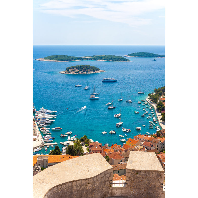 Boulanger Hvar Coastline, Croatia by Andras_Csontos - Wrapped Canvas Print, 91cm H x 61cm W x 3.8cm D