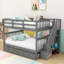 Lit superposé double en bois avec tablettes Harolene Kids-191909549-105557142