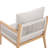 Acacia Wood Patio Chair With Rope Accent-136335222